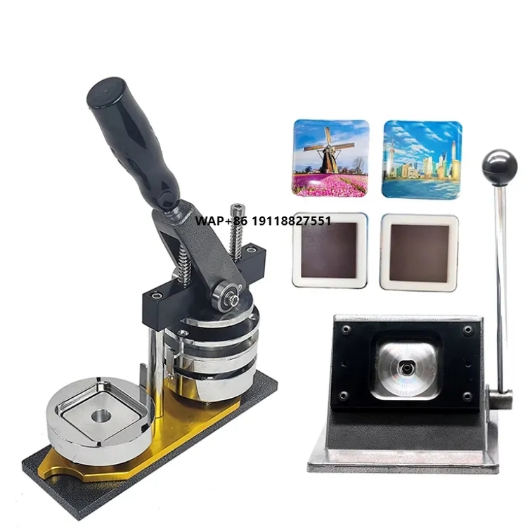 Pin Button Badge - Refrigerator Pasting Machine Square Pin Badge