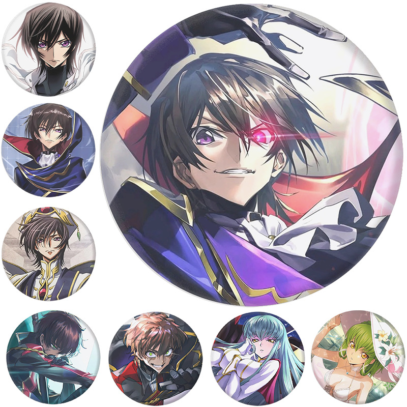 Pin Button Badge - Lelouch Lamperouge Pin Badge Anime Peripherals