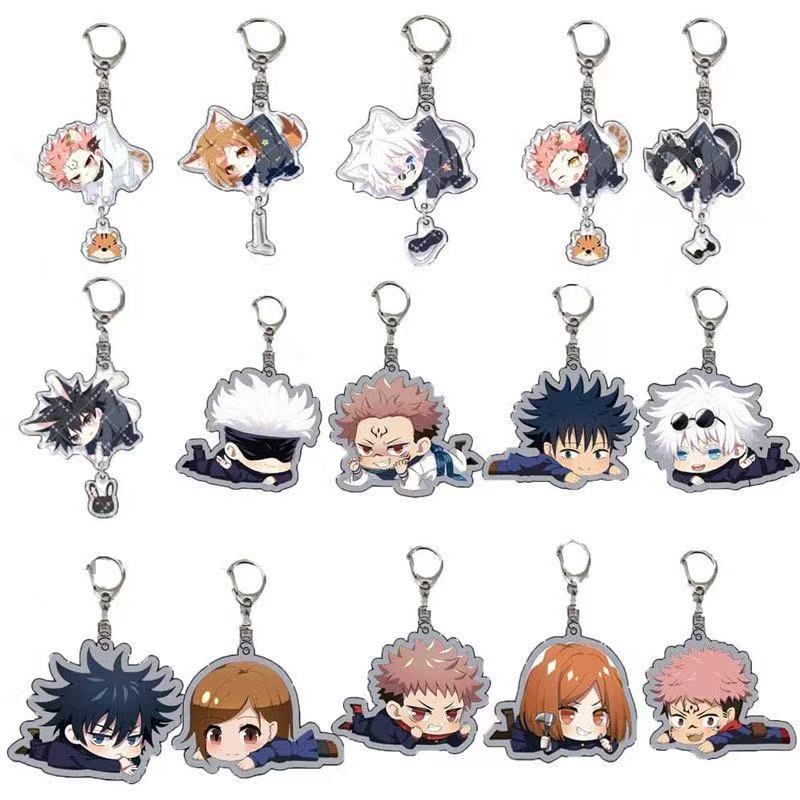 Anime Merchandise Keychain - New Jujutsu Kaisen Acrylic Keychain Cute