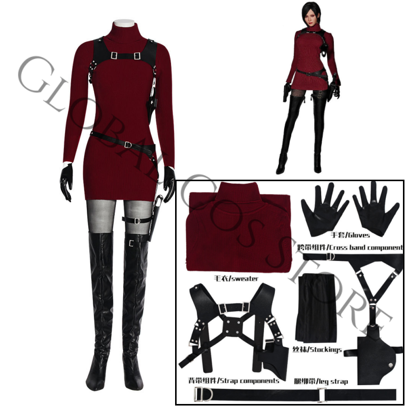 Movie Resident Evil 4 Remake C - Cosplay Wig Colored recension och pris