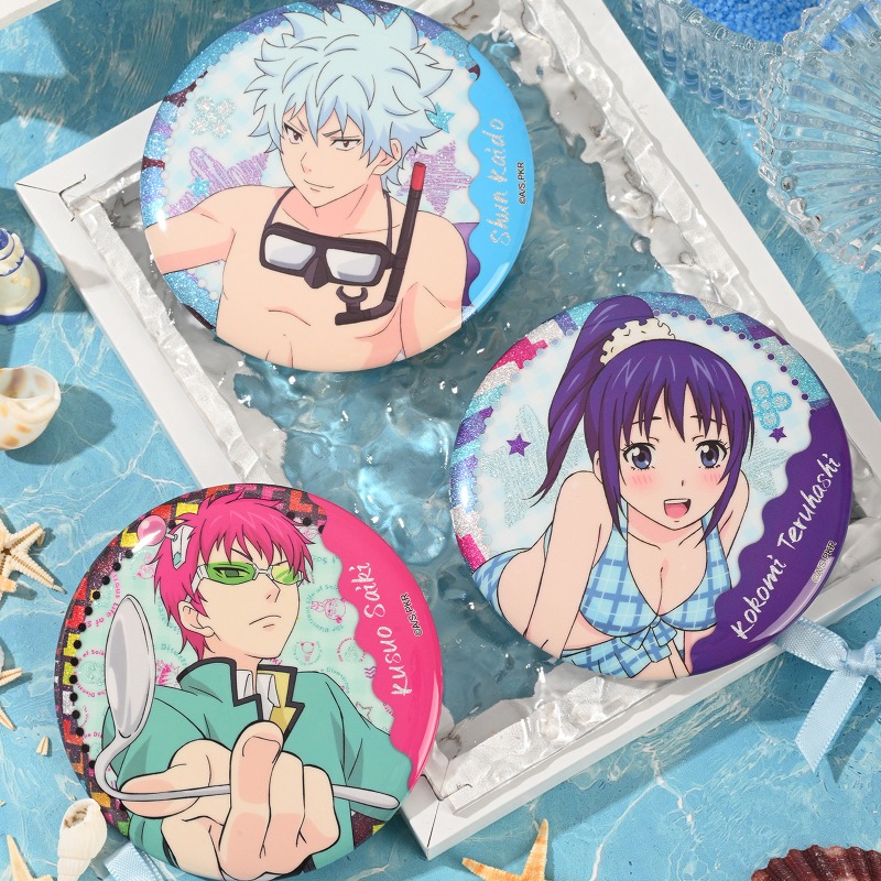 Saiki Kusuo Cute Anime Merch R - Pin Button Badge recension och pris