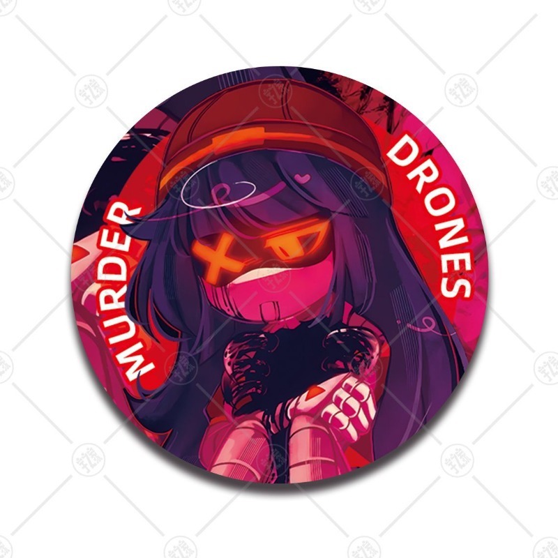 Murder Drones Cute Cartoon Ani - Pin Button Badge recension och pris