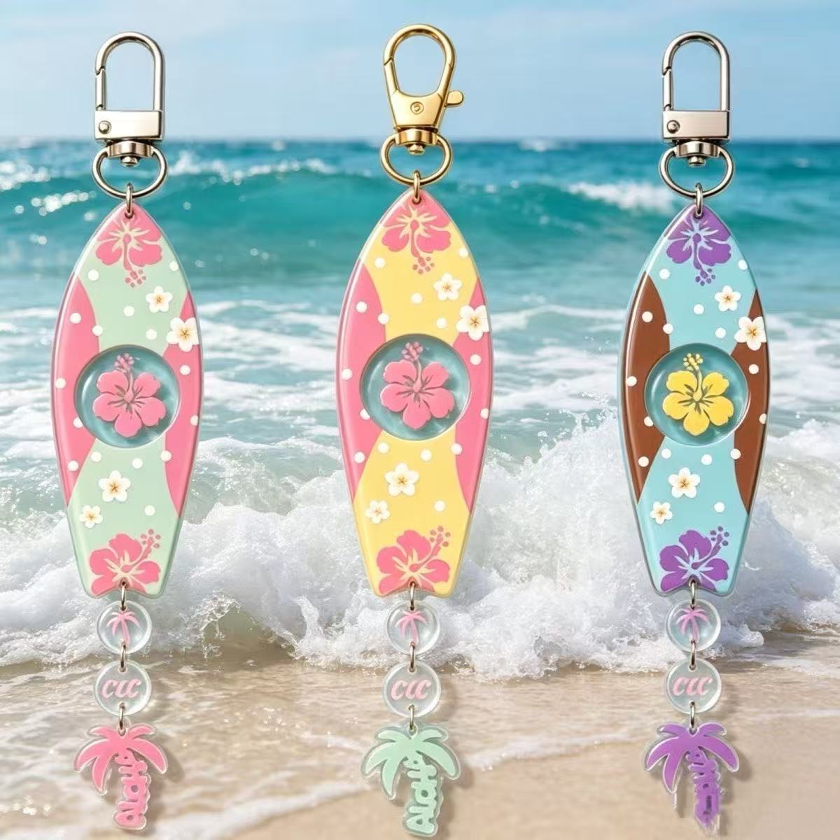 INS Hawaiian Surfboard Shaped  - Anime Merchandise Keychain recension och pris