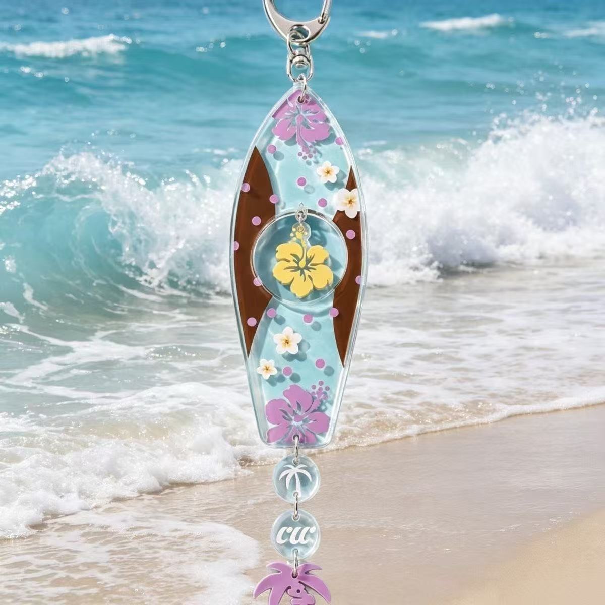 INS Hawaiian Surfboard Shaped  - Anime Merchandise Keychain recension och pris
