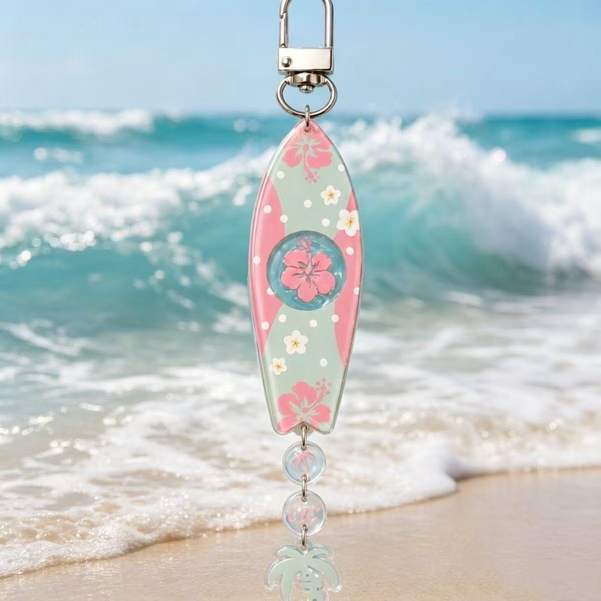 INS Hawaiian Surfboard Shaped  - Anime Merchandise Keychain recension och pris