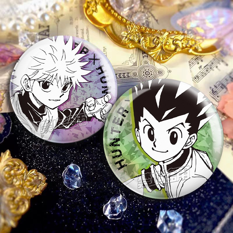 5Pcs HUNTER×HUNTER Cartoon Cha - Pin Button Badge recension och pris