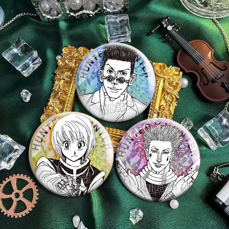 5Pcs HUNTER×HUNTER Cartoon Cha - Pin Button Badge recension och pris