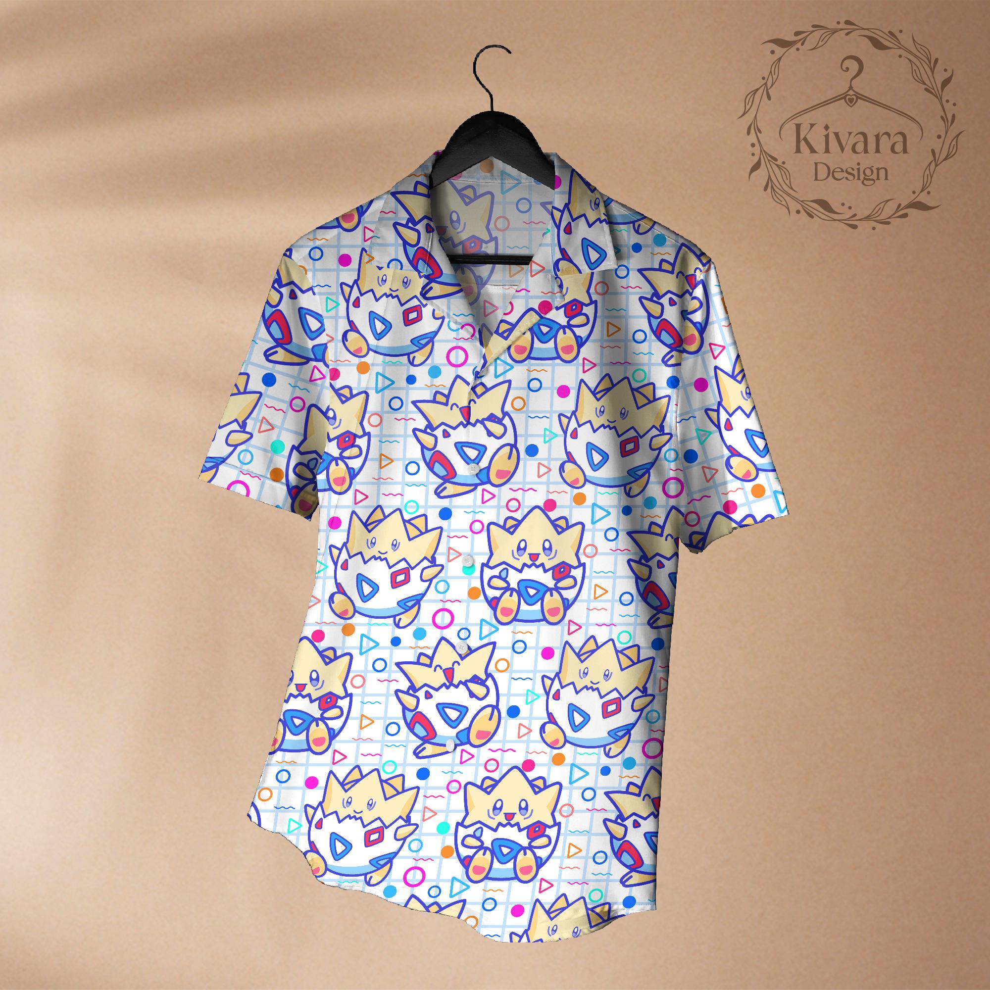Pokémon Togepi Hawaiian Shirt  - Anime Merchandise For Women recension och pris