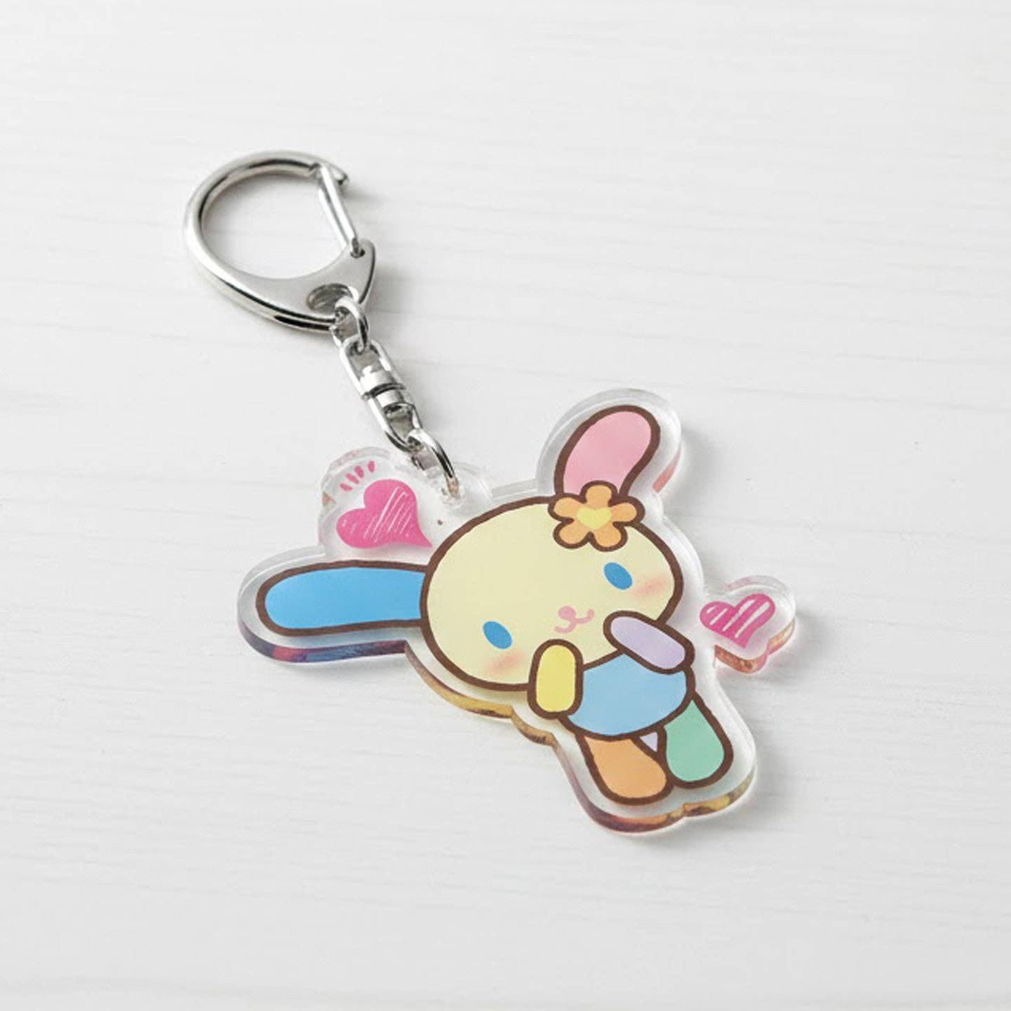 Cute Cinnamoroll Flower Acryli - Anime Merchandise Keychain recension och pris